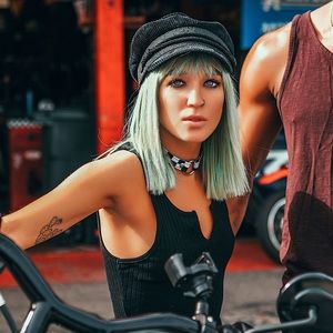 Topshop Black Ribbed Crop Tank Top 🖤